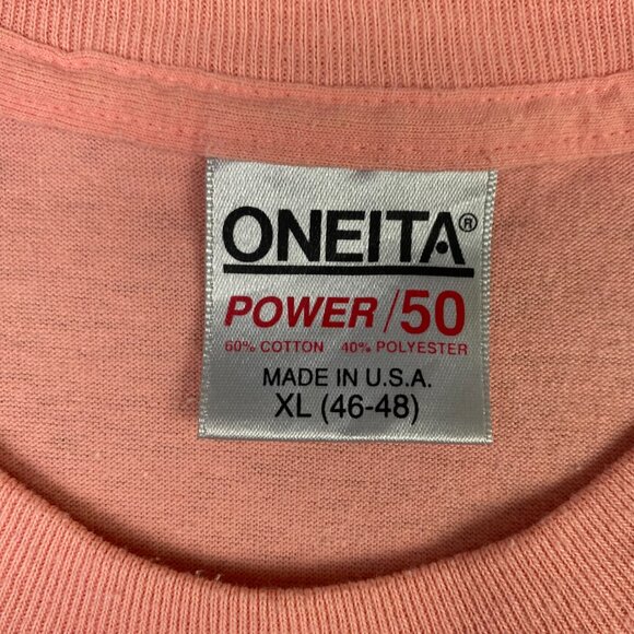 Vintage 90s Aztec Southwestern Single Stitch Oneita T Shirt Men's XL Fit Medium - Picture 5 of 10